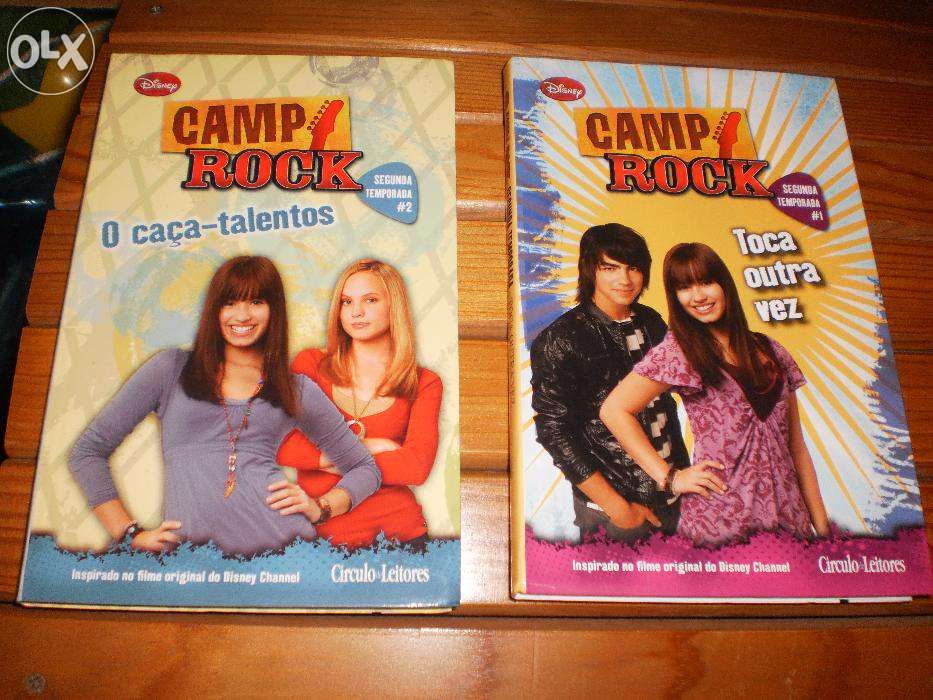 2 livros Camp Rock