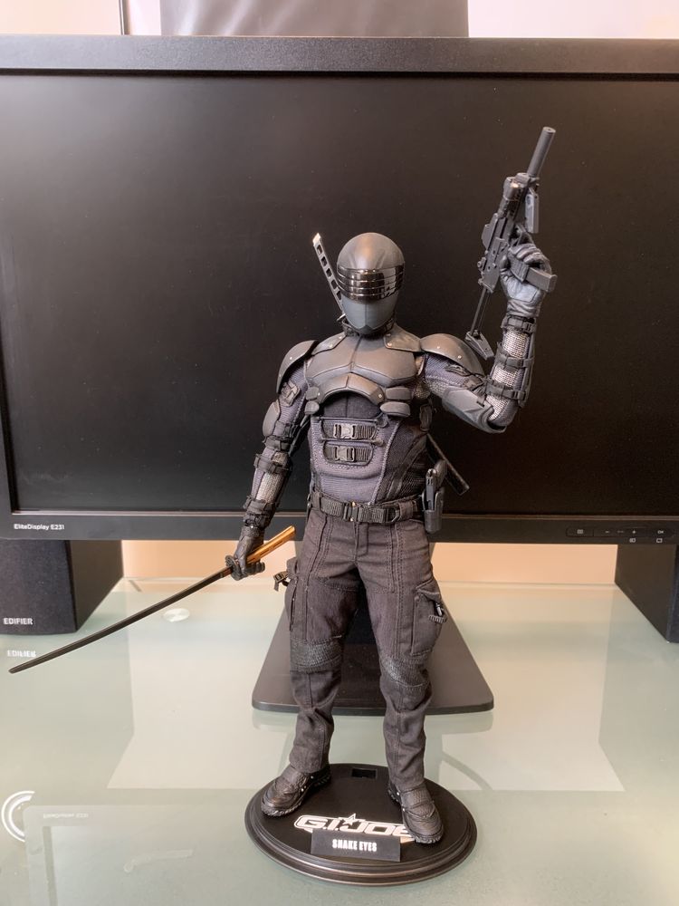 Фигурка 1/6 hot toys mms 192 G.I.JOE: RETALIATION – SNAKE EYES