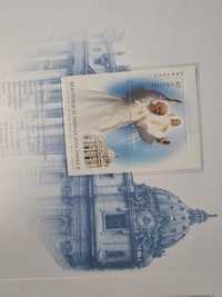 Znaczek folder beatyfikacja Jana Pawła II