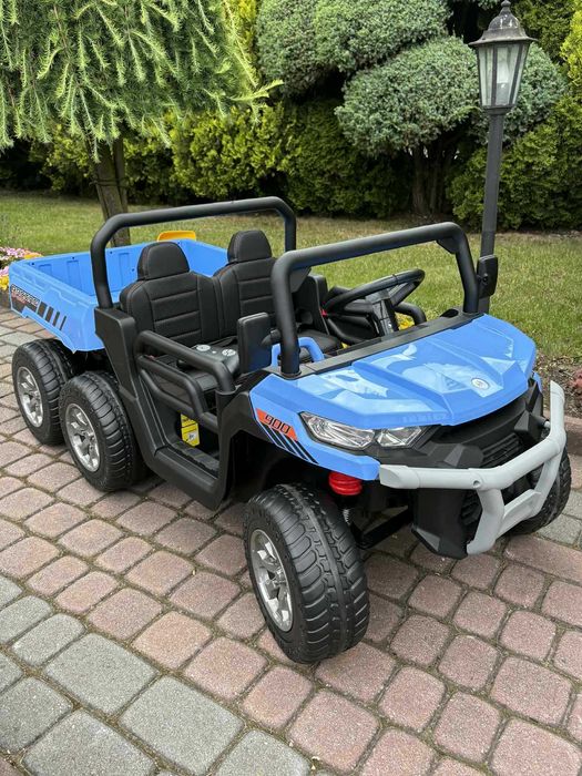 Auto na akumulator Pojazd Farmer 4×4 12v Pilot Skóra Wywrotka 6 kół