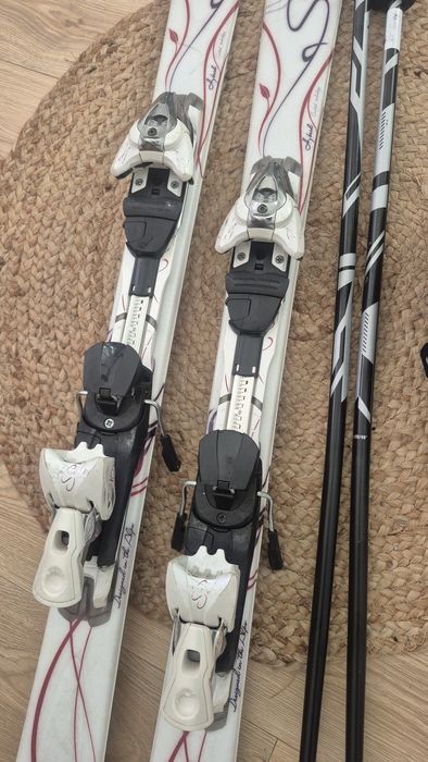 Narty damskie Salomon 162, buty head 41 kije