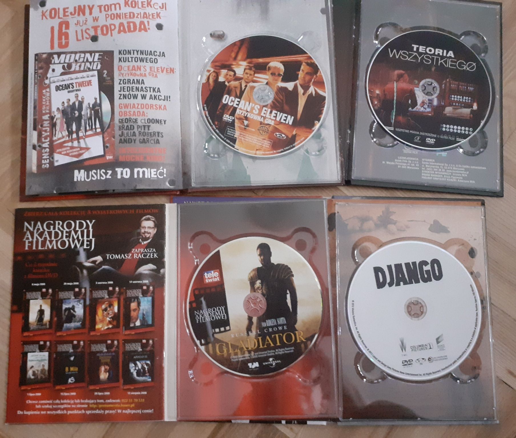 Filmy dvd Mad Max Dzień Niepodległości Gladiator Django Tarantino