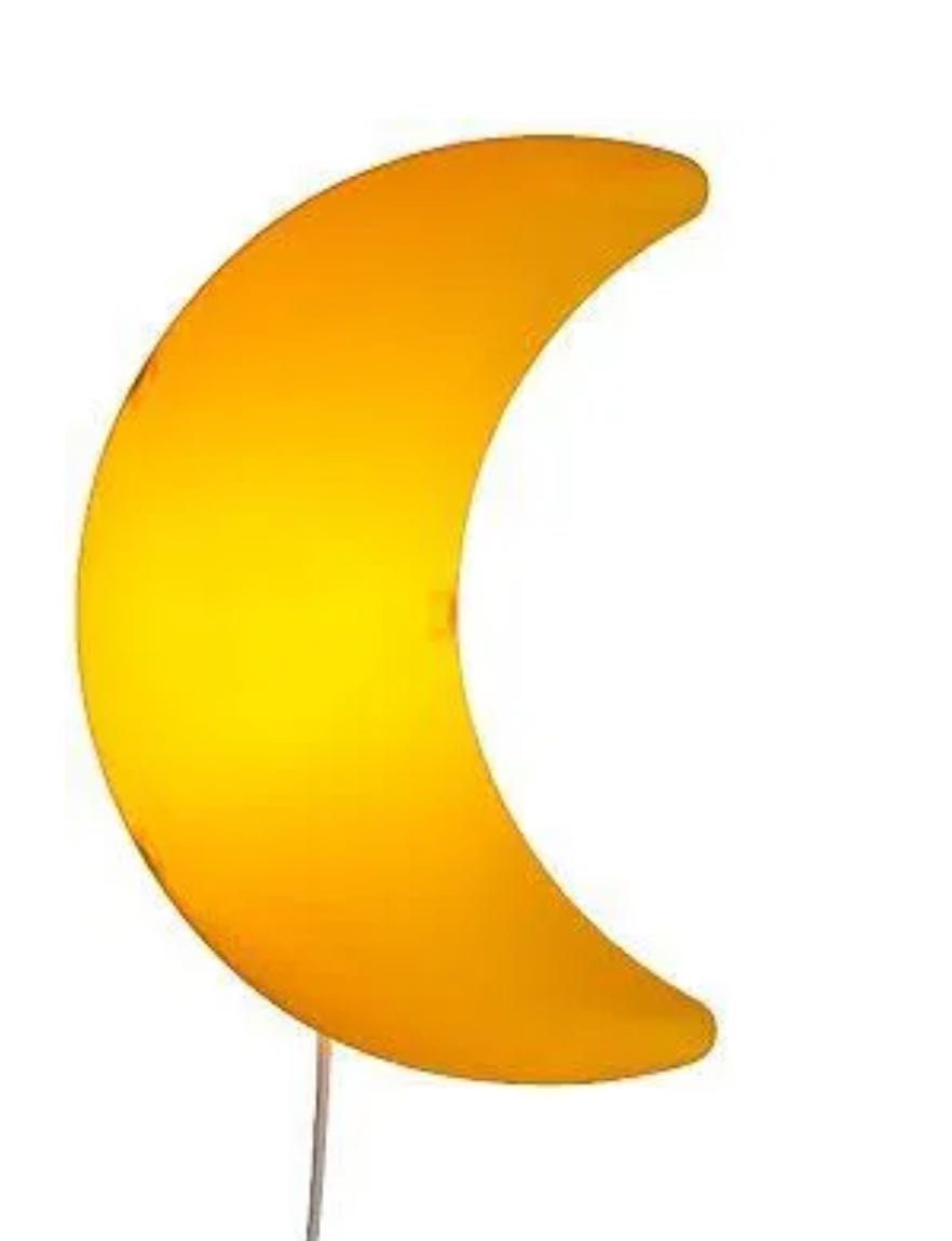 Ikea Lampka Kinkiet Smila Mane Księżyc Żółta
