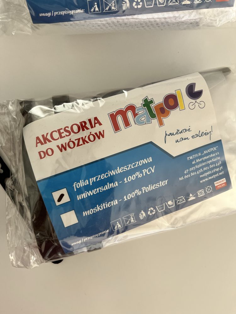 Akcesoria do wózka uniwersalne