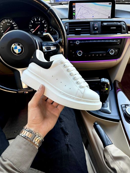 Кросівки Alexander McQueen Ivory Black White 36-40 ЛЮКС Обувь Кроссовк