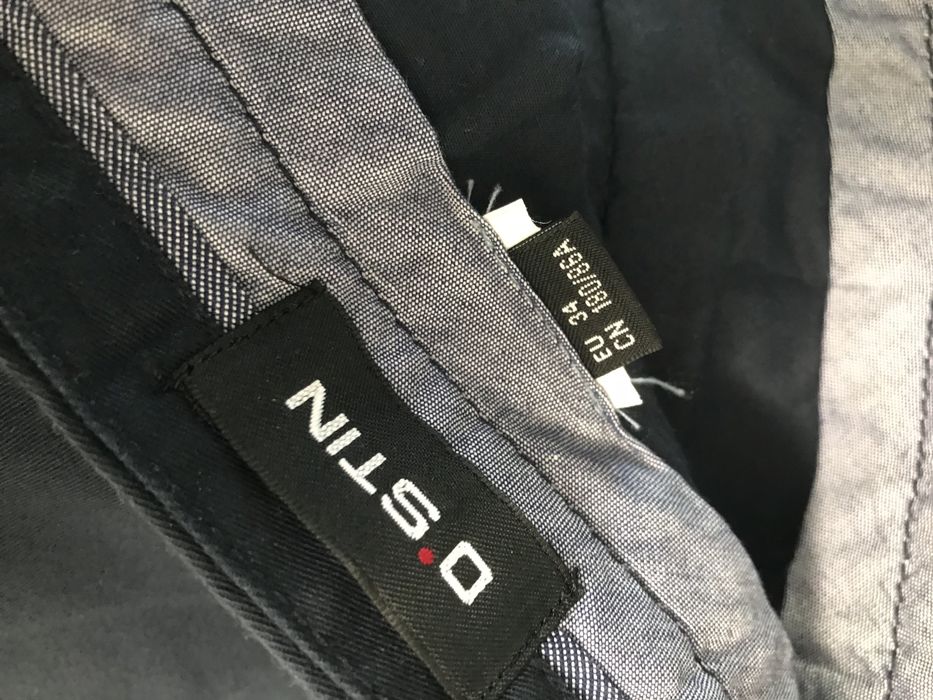 Брюки мужские OSTIN синие, размер EU 34 / штани чоловічі