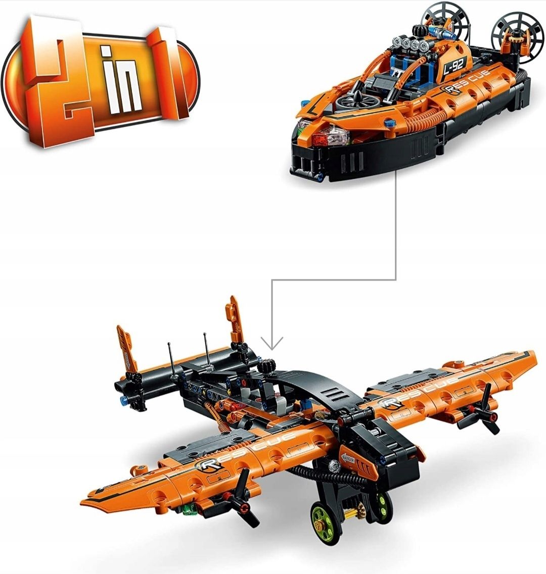 Lego technic 42120 - poduszkowiec /samolot