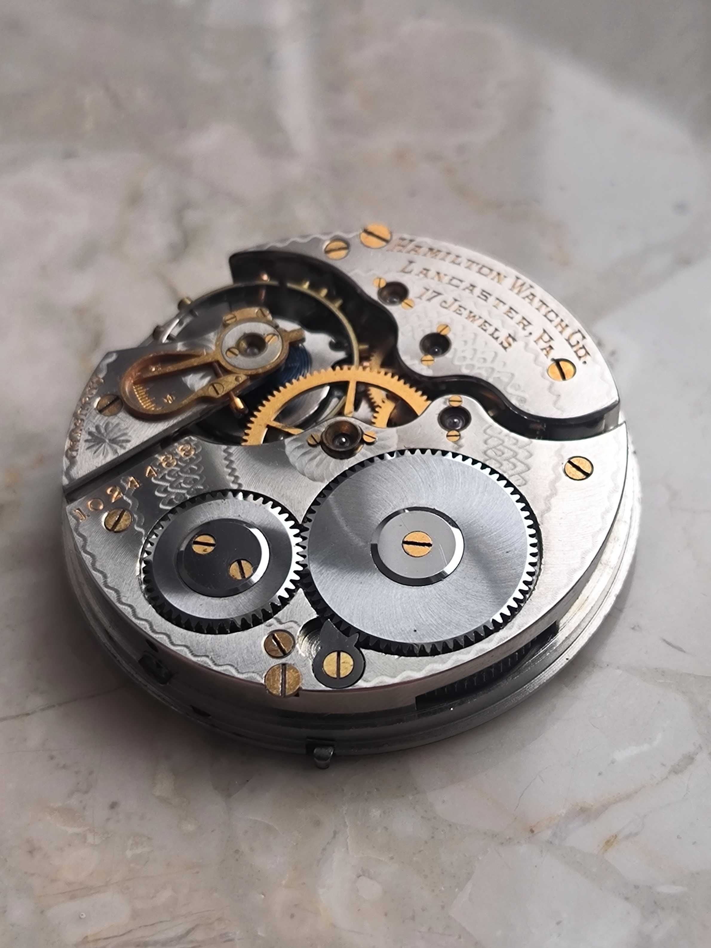 Zegarek mechanizm Hamilton 17 jewels