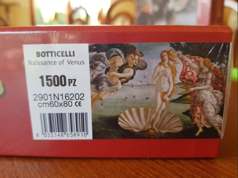 Narodziny Venus Botticielli puzzle 1500 - prezent pod choinkę