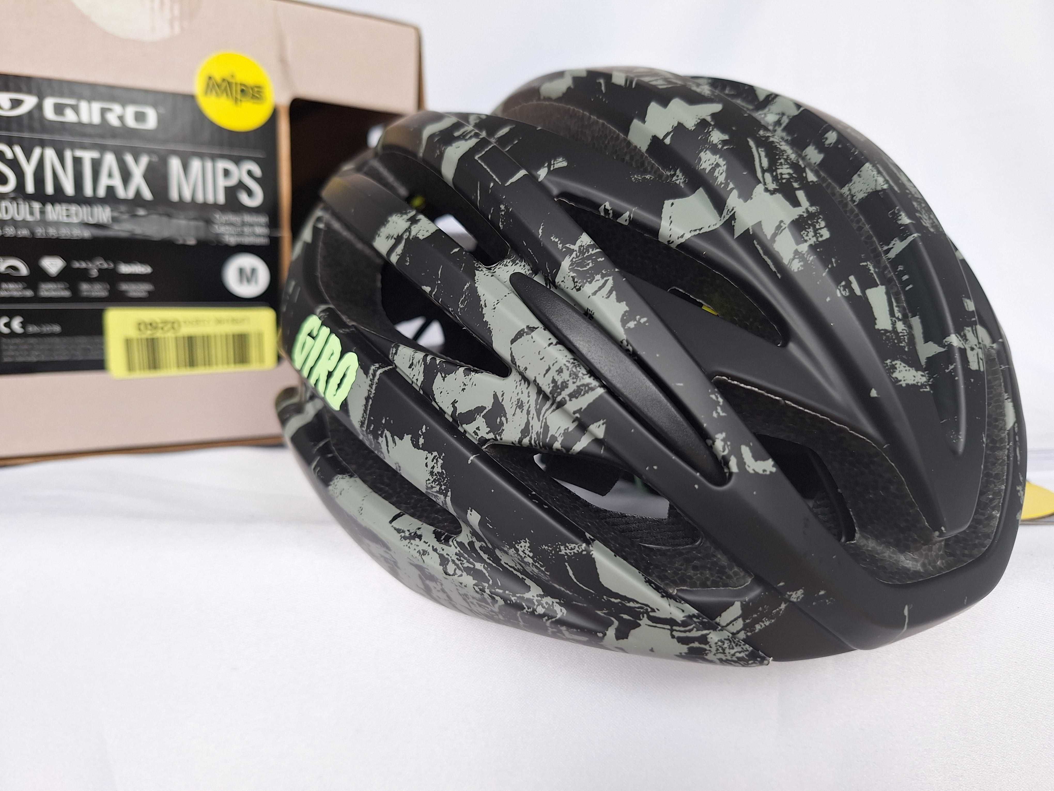 Kask rowerowy Giro Syntax Mips Mat Black Underground M 55-59cm