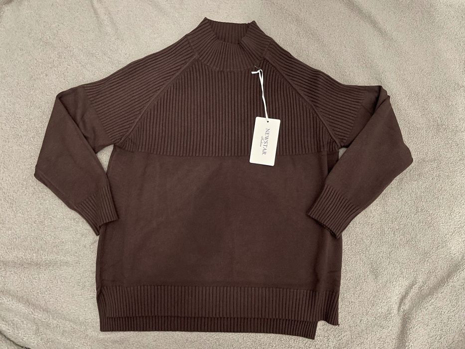 Sweter nowy z metką S/M wiskoza, modal