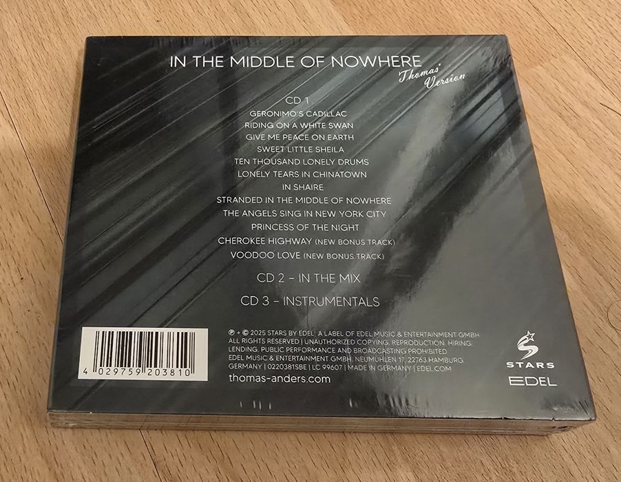 Thomas Anders Sings Modern Talking In The Middle Of Nowhere 3CD