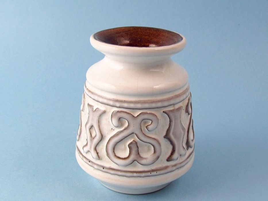 1960 ceramiczny wazon wazonik ręcznie wykonany