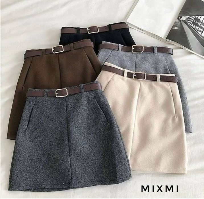 Шерстяна спідниця