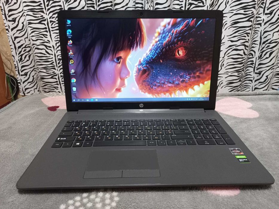 Игровой Видео GTX 1050 Ti  (4 ГБ)   AMD Ryzen 5" / SSD/  HP Laptop 15