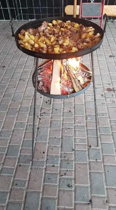 Мангал садж сковорідка з диску борони для жарки в Києві