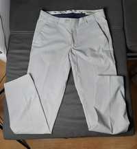 Spodnie garniturowe szare męskie Montego
