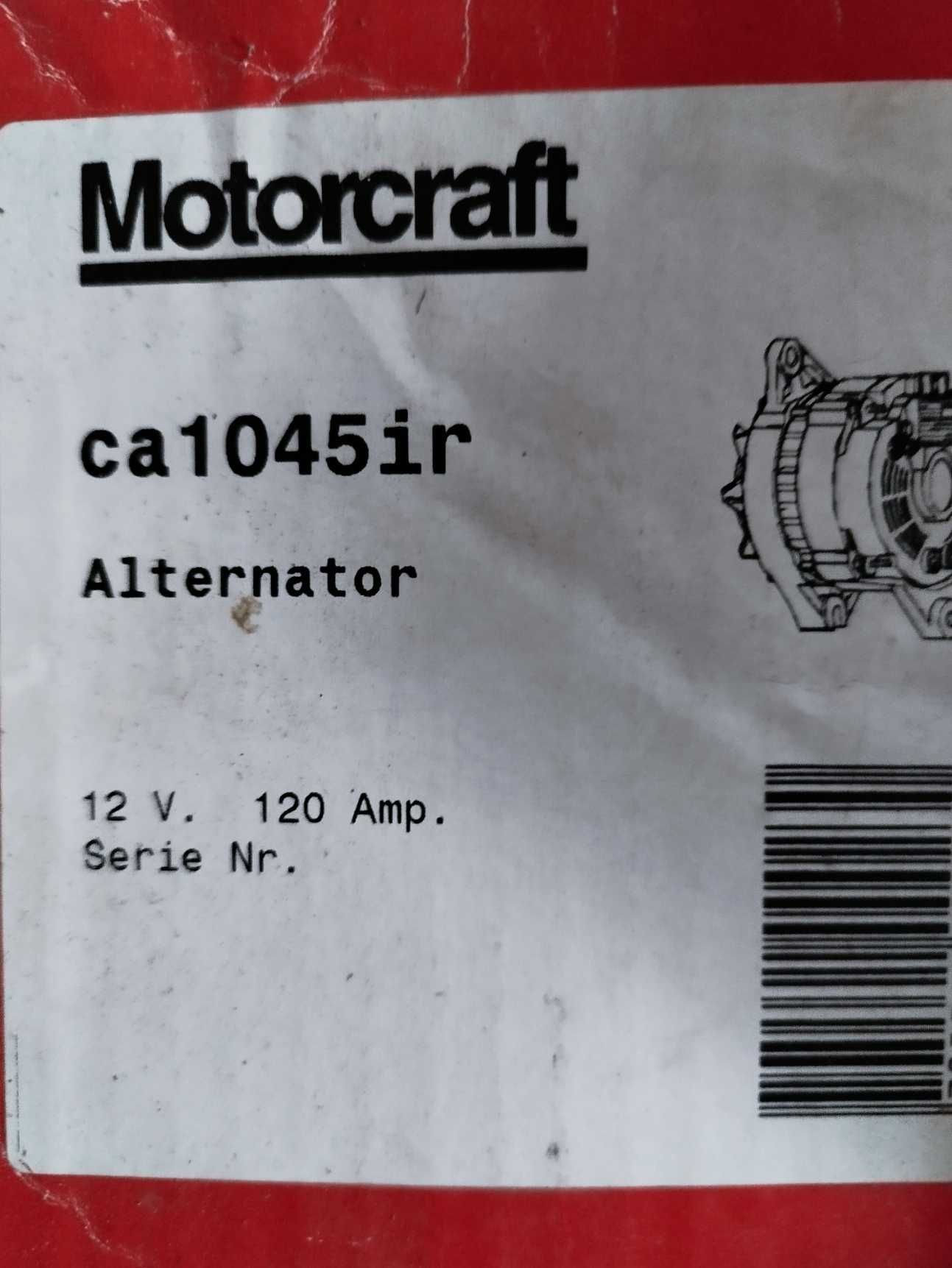 Alternator Opel Astra F, Vectra A,B, Calibra A, Frontiera, A,B, nowy