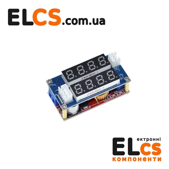 XL-4015 DC-DC понижуючий модуль з подвійним дисплеєм