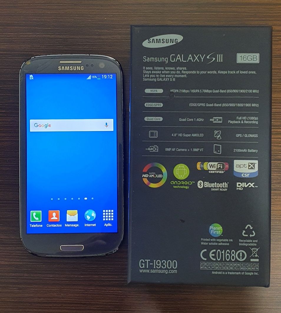 Smartphone Samsung S3 16Gb