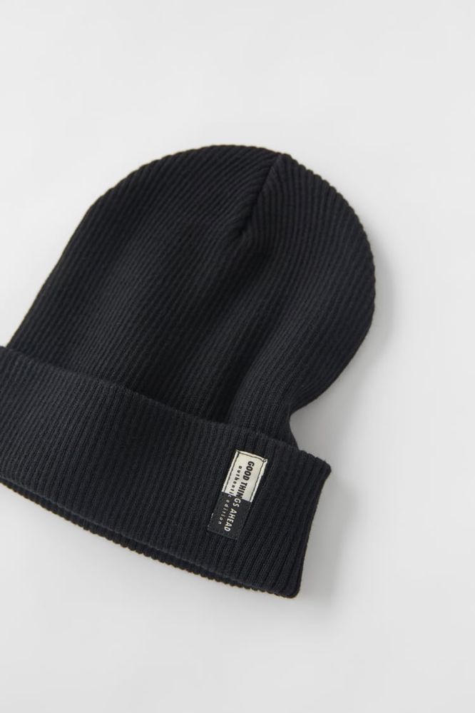 Zara детская шапка черная 1-3 года кепка