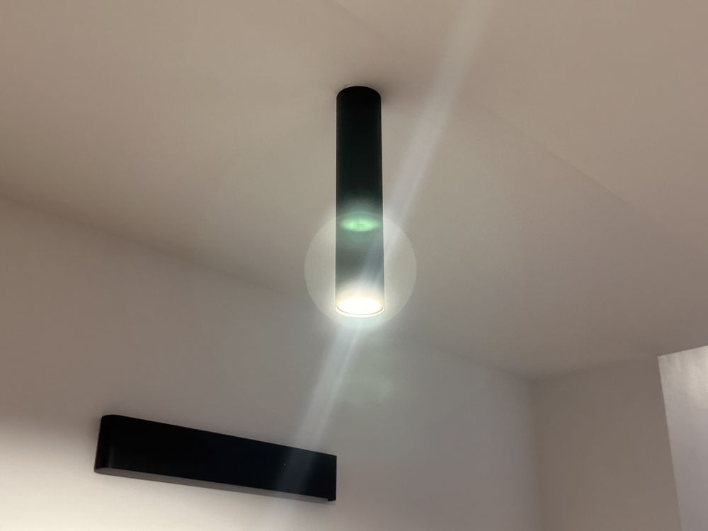 Tuba lampa lagos 30cm nowa czarna