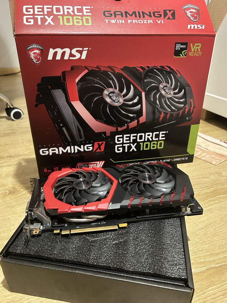 Karta graficzna Msi geforce gtx 1060 gaming x