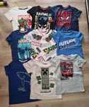 9 koszulek, t-shirtów dla chłopca, 110