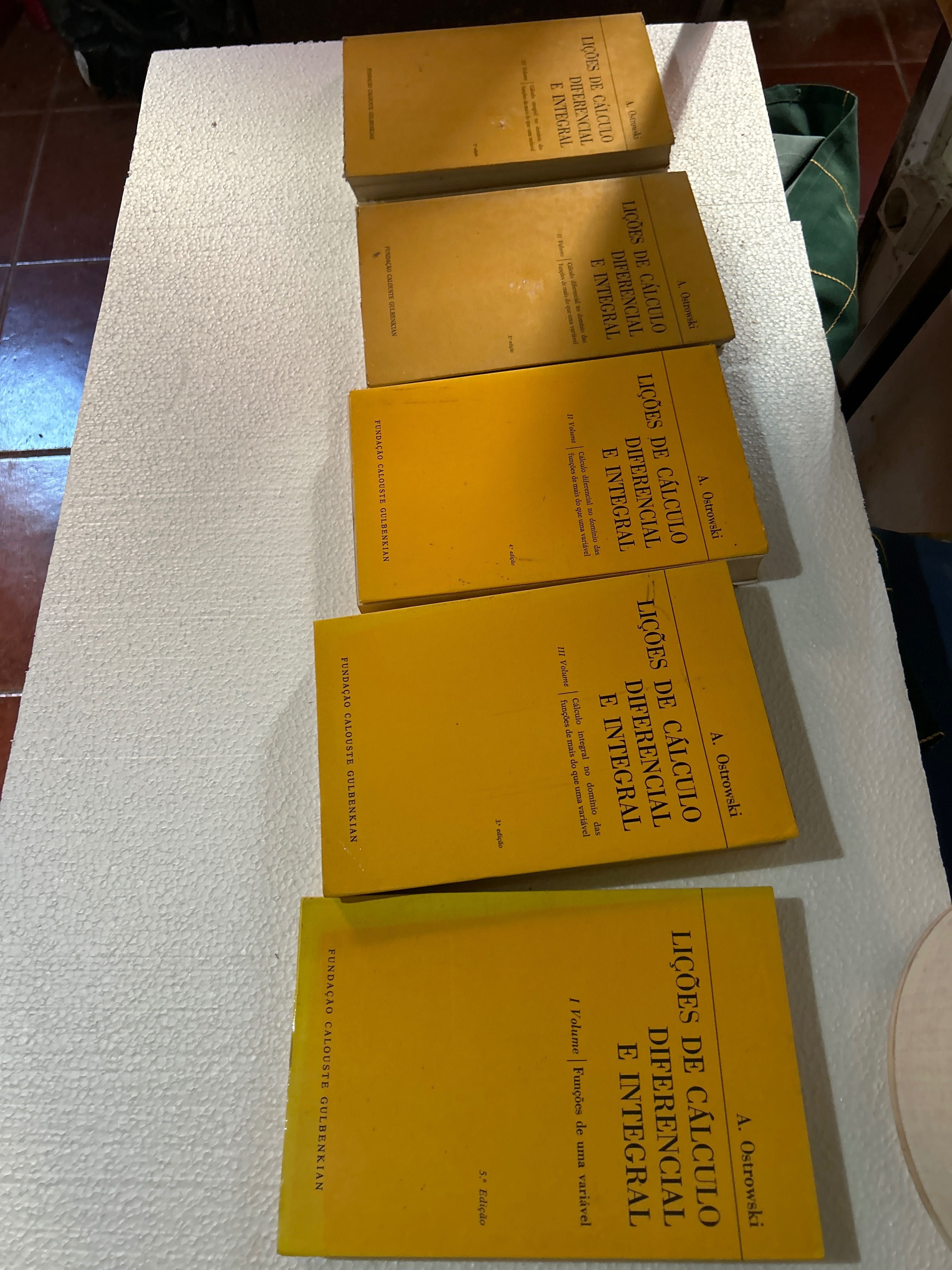 Lições de cálculo diferencial e integral * A. Ostrowski * 1981/1987