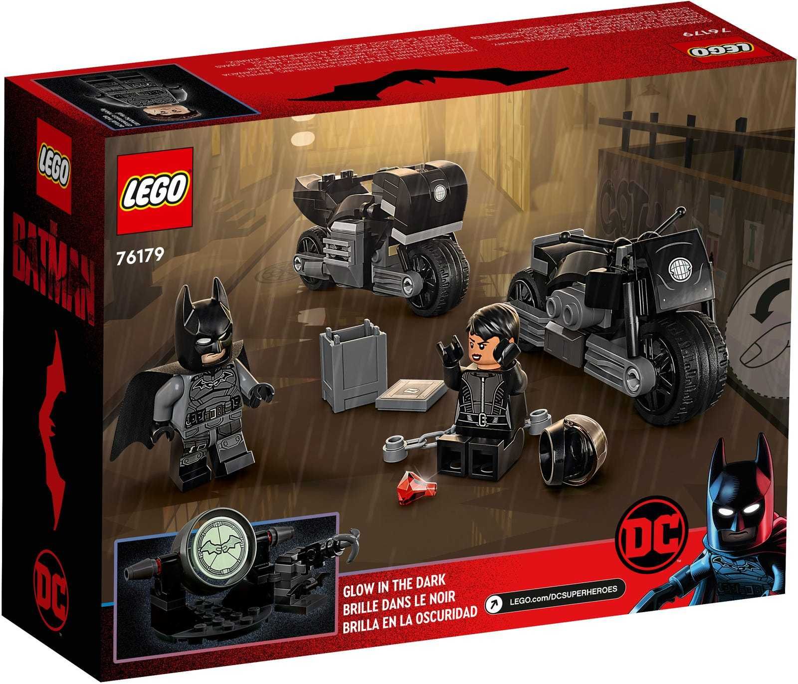 LEGO 76179 Motocyklowy pościg Batmana i Seliny