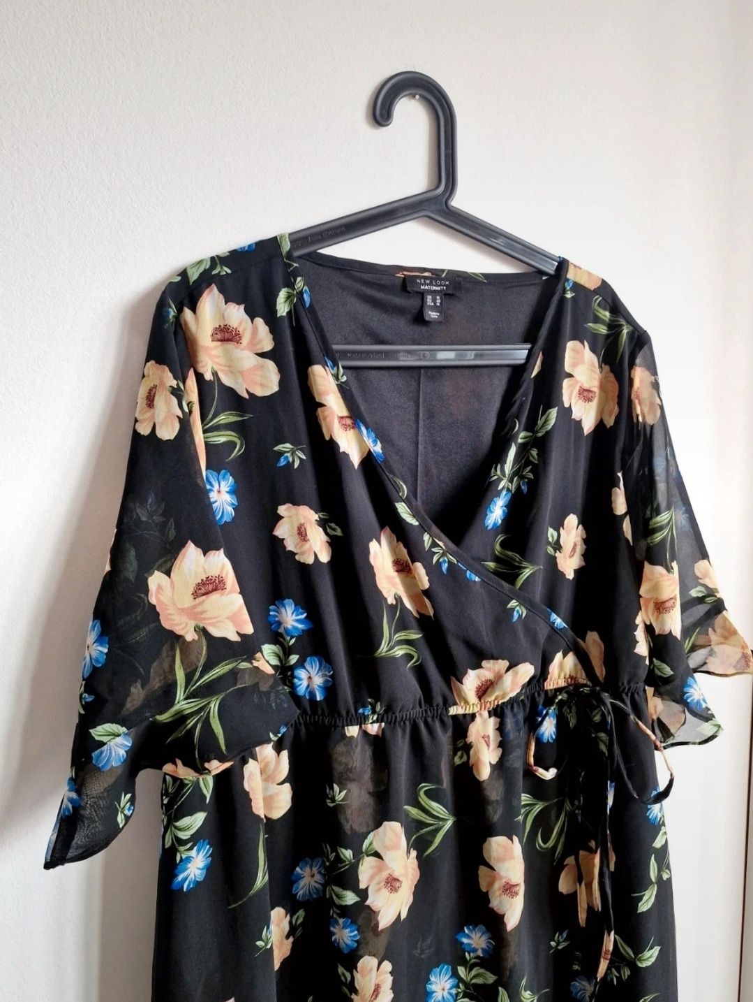 Sukienka w kwiaty floral roz. 46, New Look, maternity, plus size