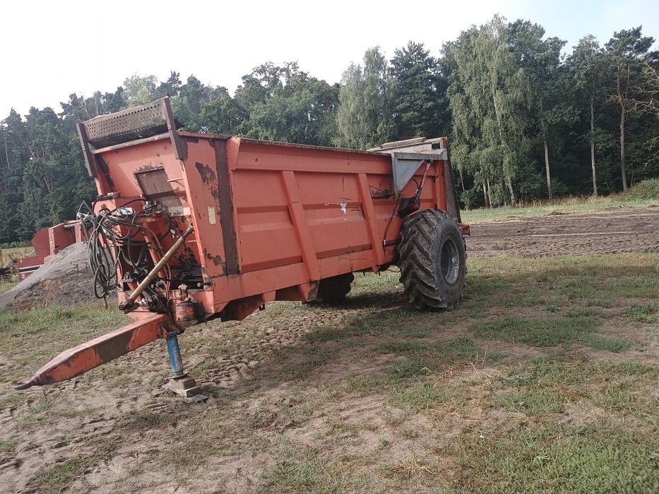 Rozrzutnik obornika 12 t własna hydraulika zamiana