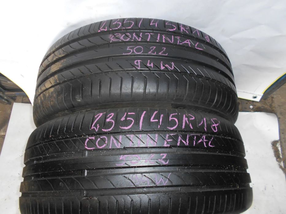 OPONY 235/45R18 CONTINENTAL CONTI SPORT CONTACT 5 DOT 5022 7.2MM