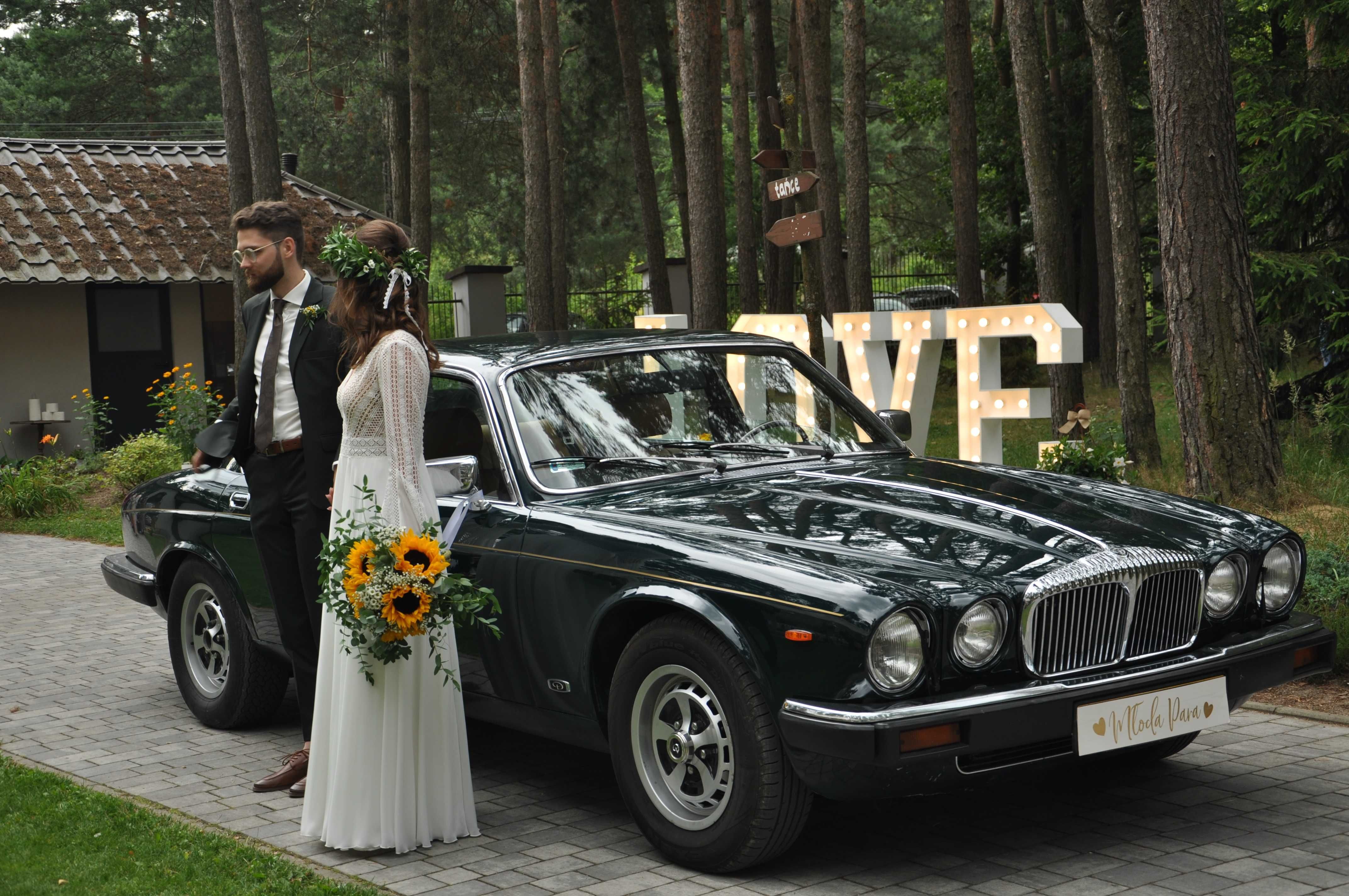 Auto do ślubu 1980 Jaguar XJ6 Daimler zabytkowy klasyk z klima Łódź
