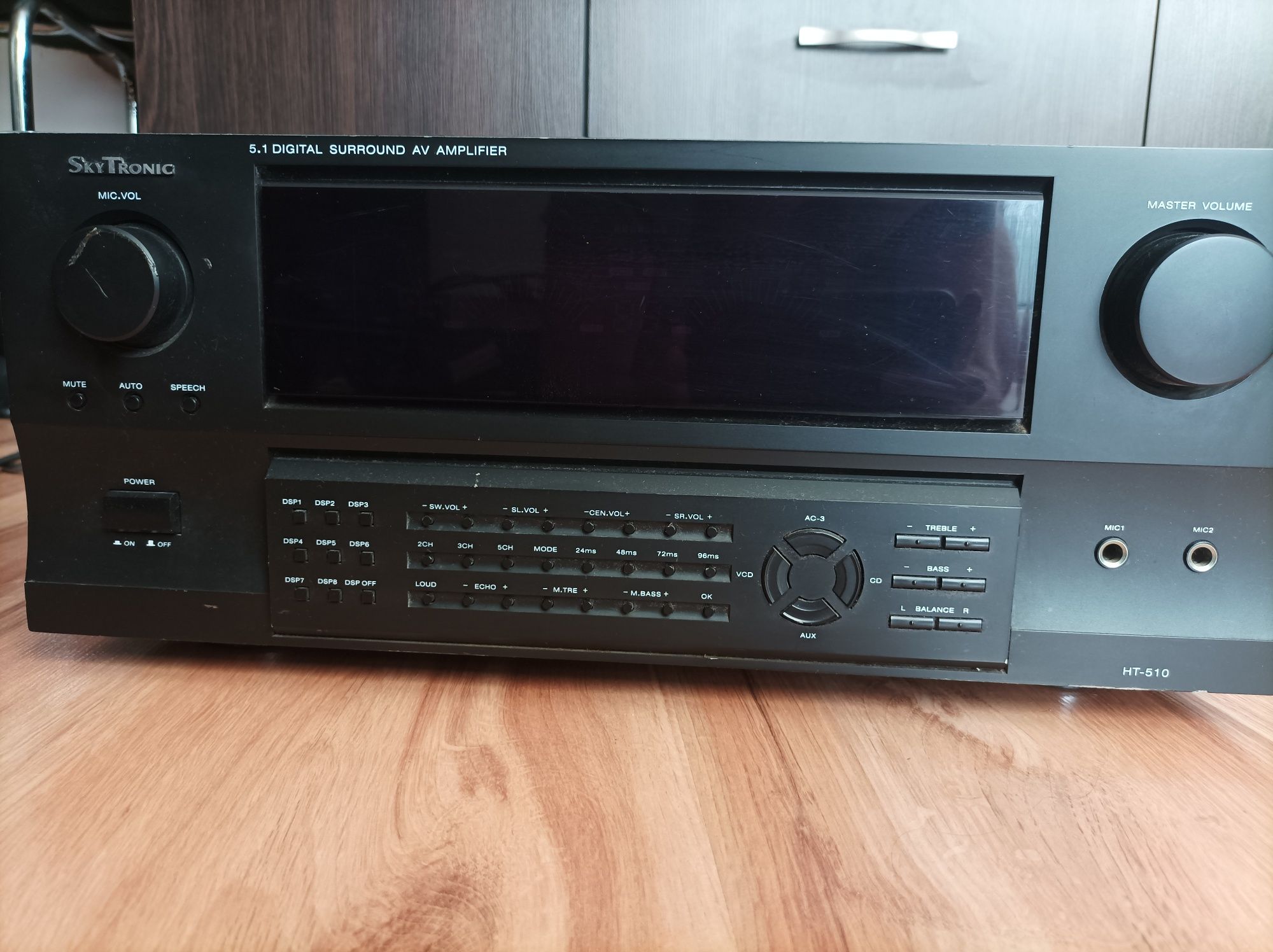 Amplituner karaoke Skytronic ht 510 +głośniki i CD sony