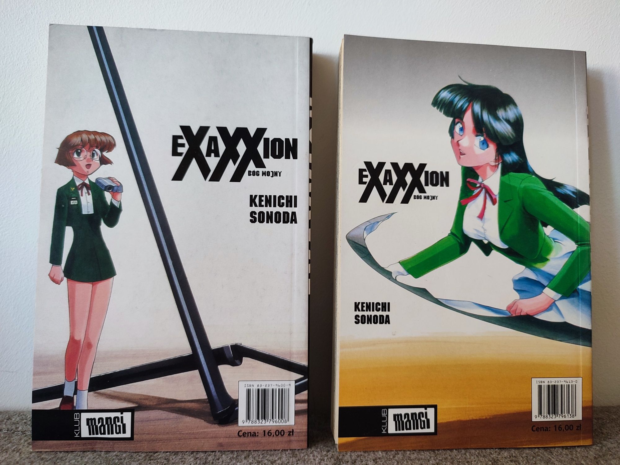 Exaxxion: Bóg wojny tom 1 i 2 manga 15 zł za 2 tomy