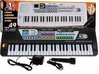 Keyboard klawisze elektryczne organki instrument dla dzieci +MIKROFON