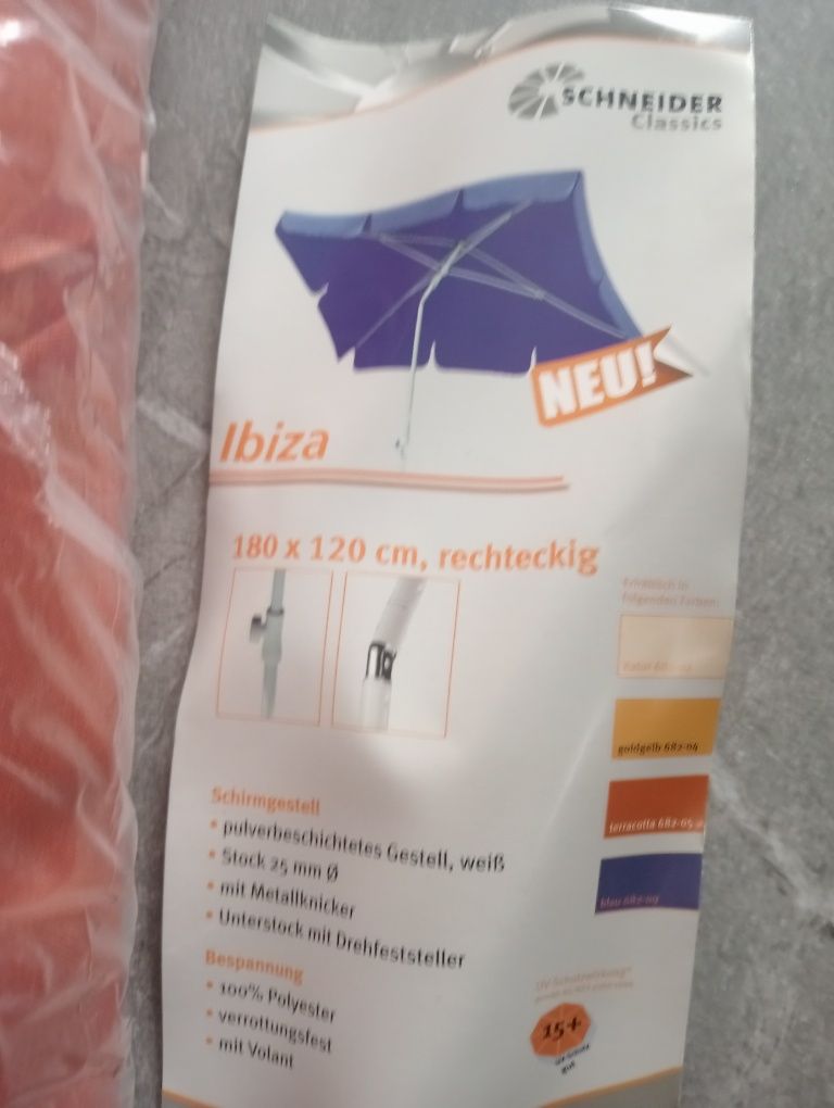 Parasol balkonowy ogrodowy parasol na balkon nowy