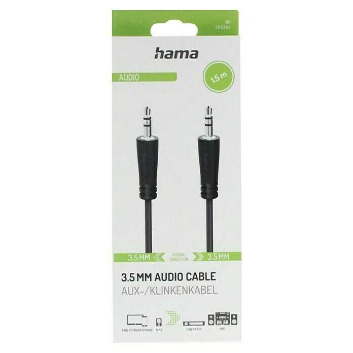 Kabel Jack 3.5 mm - Jack 3.5 mm HAMA 1.5 m