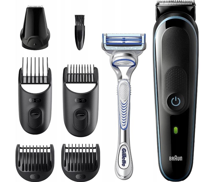 maszynka do strzyżenia braun mgk3342 7w1 kompletna