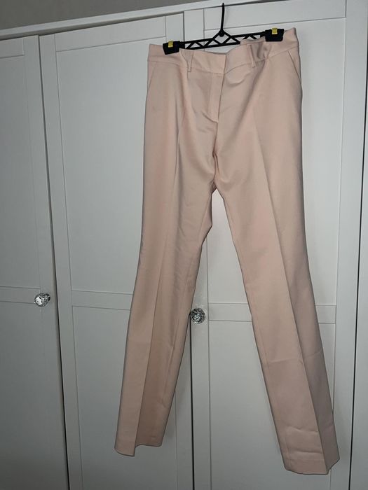 Spodnie długie kolor pudrowy róż