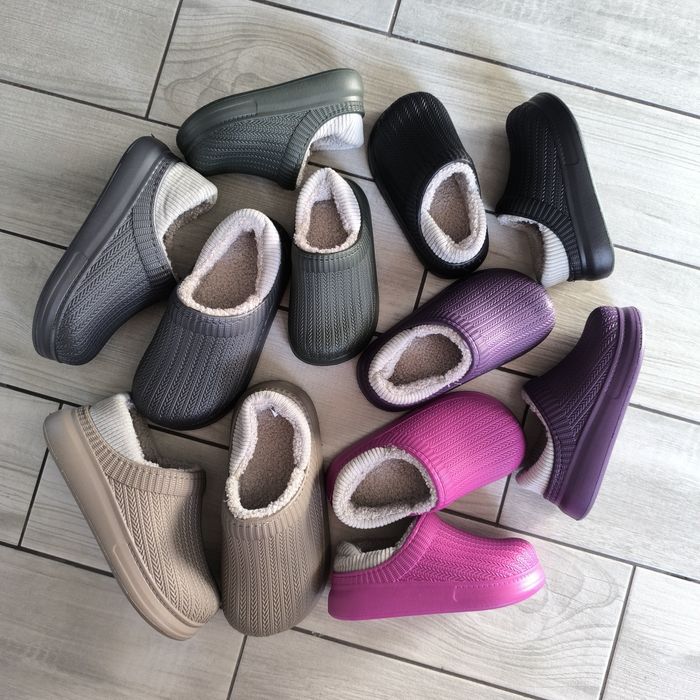 Утеплені галоші, дитячі галоші на хутрі, тапки на меху, галоши детские