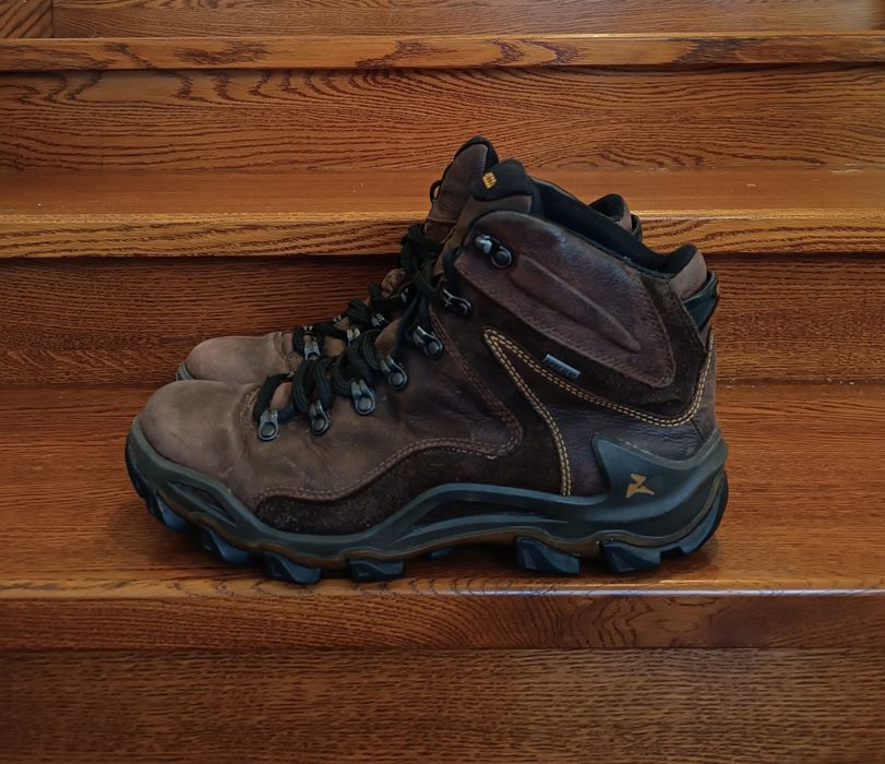 Buty Ecco Terra Evo Gore-Tex Skórzane Trekkingi Wodoodporne Outdoor
