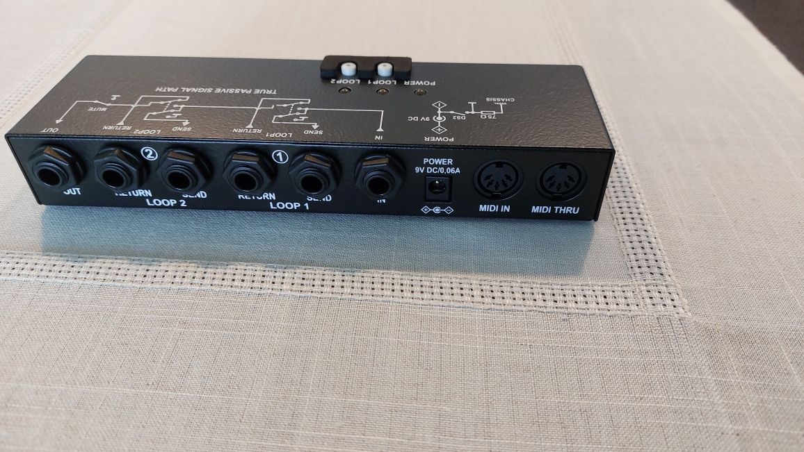 G-lab M2l 2 x loop pętla efektów MIDI -  fx looper