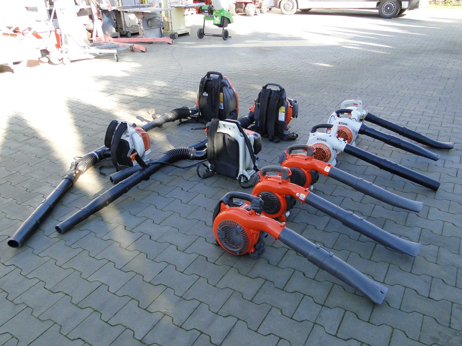 Dmuchawa spalinowa do trawy liści śniegu plecakowa STIHL Husqvarna