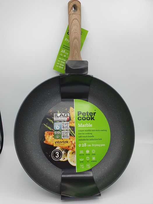 Patelnia tradycyjna Peter Cook 28 cm non-stick (nieprzywierająca)