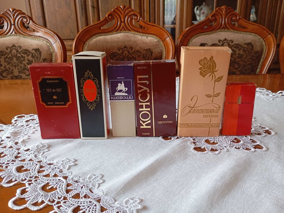Вінтажні чоловічі парфуми,одеколони часів совдепії.