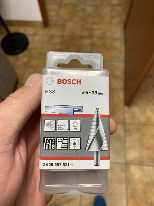 Wiertło stożkowe stopniowe Bosch Accessories 6 - 39 mm