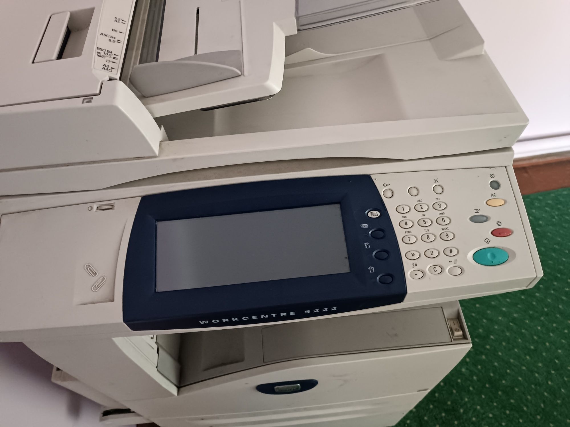 Drukarka Xerox WorkCentre 5222 uszkodzona 
Drukarka/Kopiarka Xerox Wor