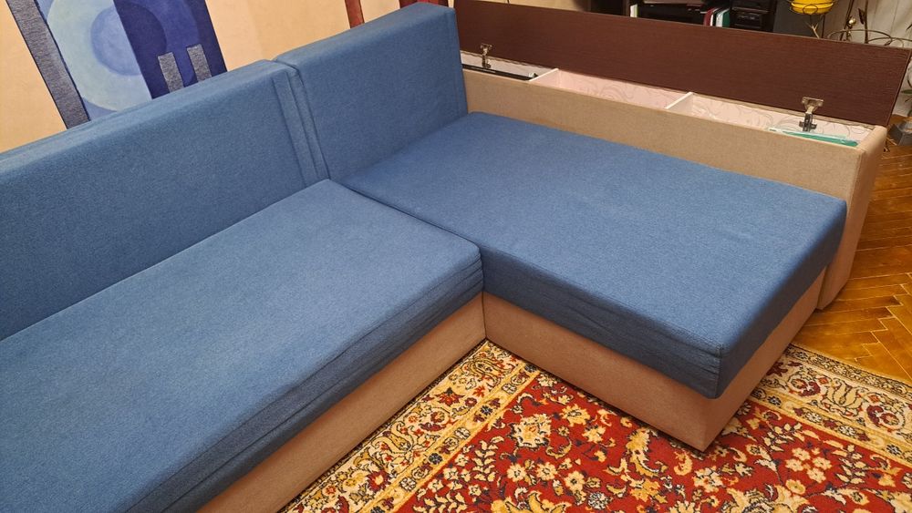 Кутовий диван Єврокнижка, трансформер